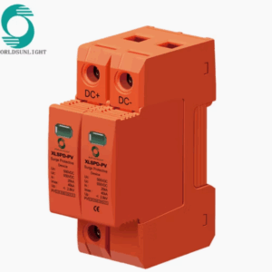 Worldsunlight 2p 3p 500V 600V 800V 1000V 1500V MOV Standard Chip SPD Surge Protection Device