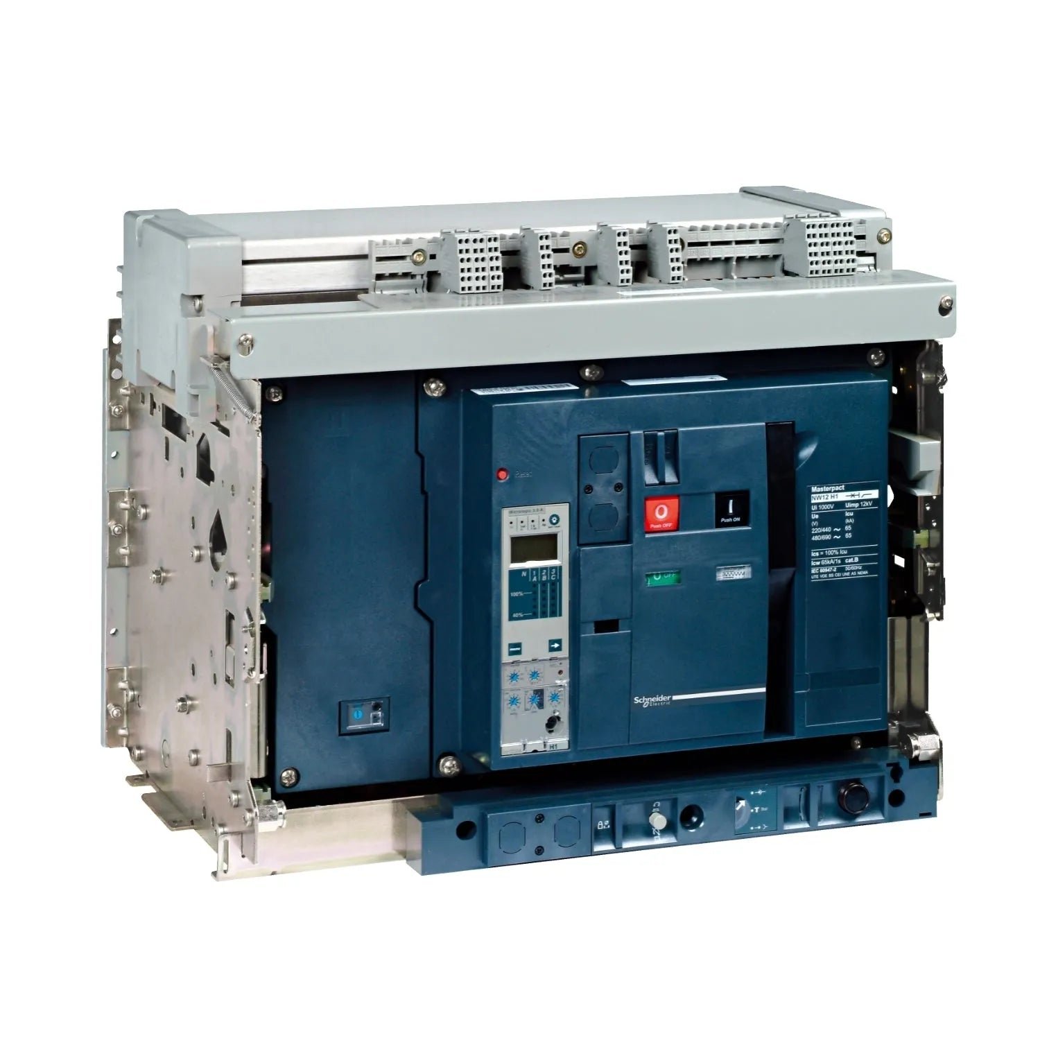 Schneider MasterPact NW20H1 4 Pole 2000 A Air Circuit Breaker 65 kA